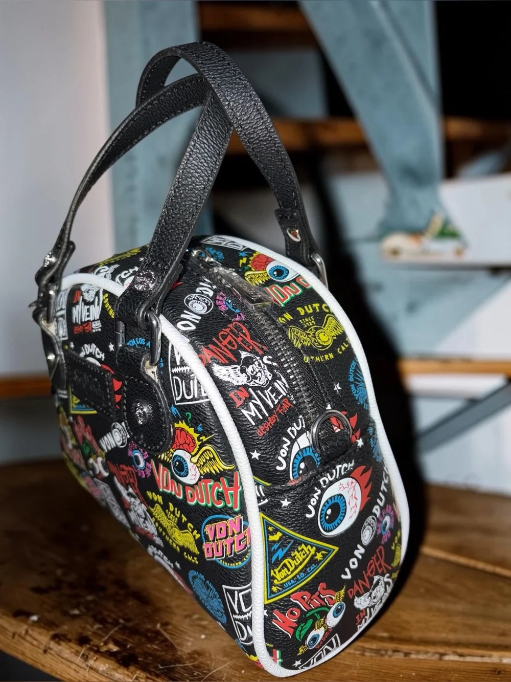 Von Dutch compact satchel